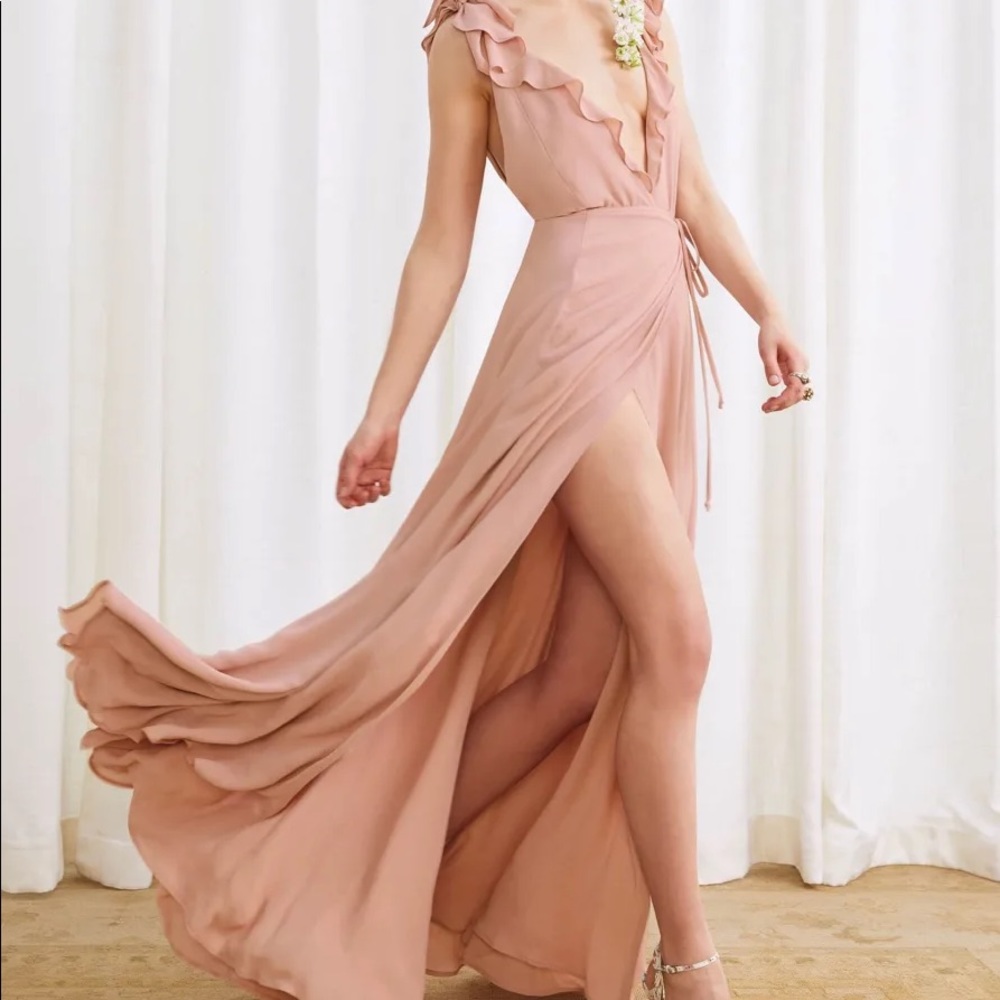 Reformation Petite Peppermint in Blush